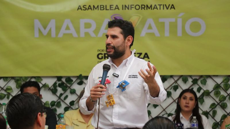 Sectores sociales de Maravatío arropan a Octavio Ocampo y se suman a la ruta para recuperar la Grandeza de Michoacán 