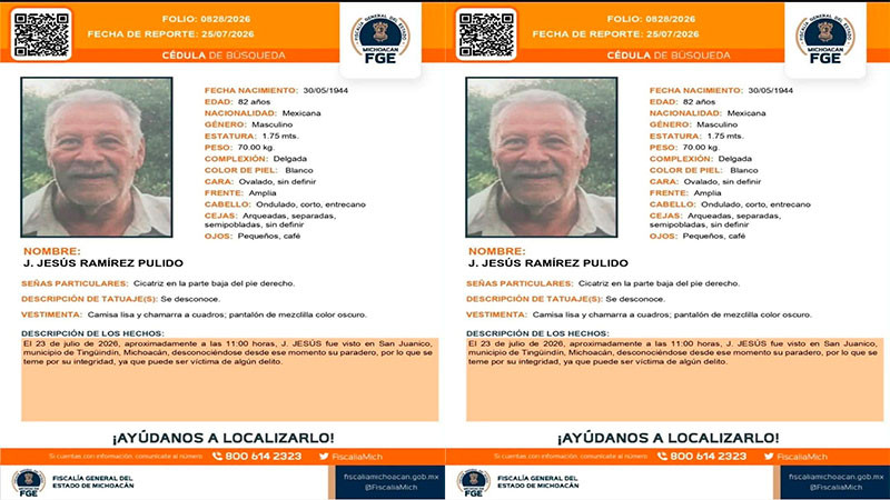 Bloquean carretera Los Reyes–Jacona para exigir búsqueda de adulto mayor desaparecido 