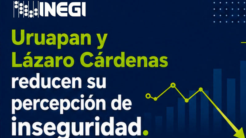 Michoacán mejora en 6% percepción de seguridad: INEGI 