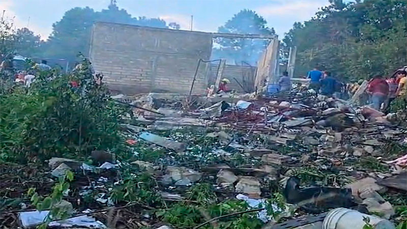 Explosión en polvorín de Cuernavaca deja una mujer fallecida y dos heridos graves 