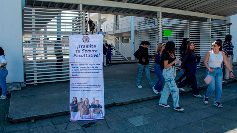 ¿Eres estudiante de nuevo ingreso en la UMSNH?, Tramita tu seguro facultativo  