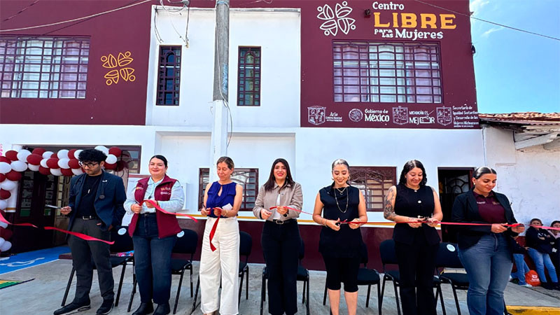 Más apoyos y espacios seguros para las mujeres de Ario con nuevo Centro LIBRE 