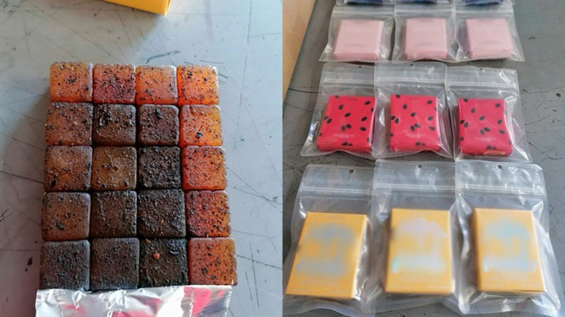 Aseguran cargamento de gomitas con estupefaciente en la Aduana del Aeropuerto Internacional de Toluca, Edomex 