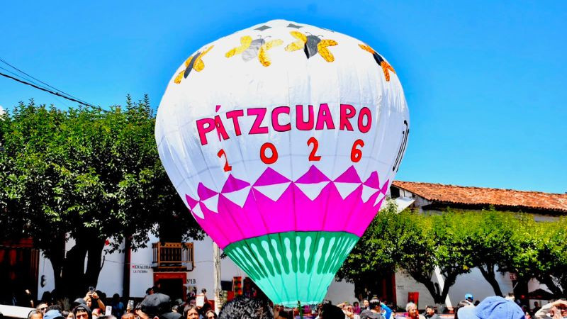 Comenzó el Cantoya Fest; el cielo de Pátzcuaro se llenará de color este fin de semana 