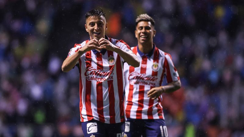 Chivas rescata el empate ante Puebla en el Estadio Cuauhtémoc 