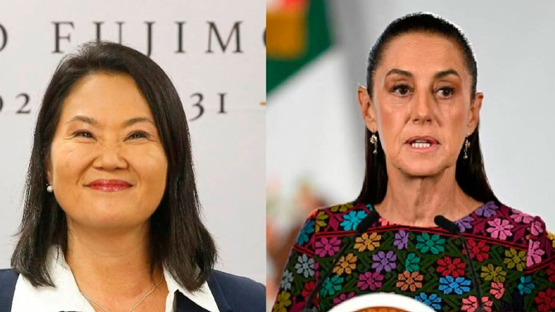 Canciller peruano asegura que ve "muchas similitudes" entre Sheinbaum y Fujimori 