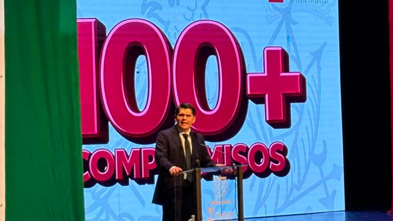 Toño Ixtláhuac rinde su segundo informe de gobierno; la transformación llegó a Zitácuaro, afirma 