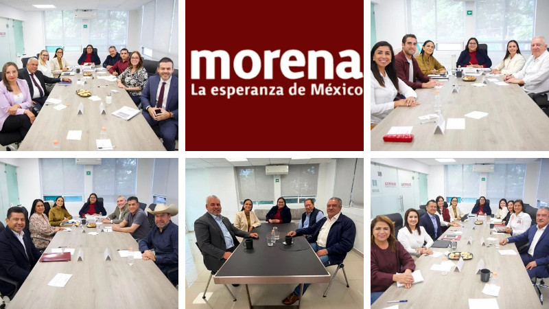 Morena reúne a aspirantes de Zacatecas, Tlaxcala, Quintana Roo y Michoacán rumbo a las elecciones de 2027 
