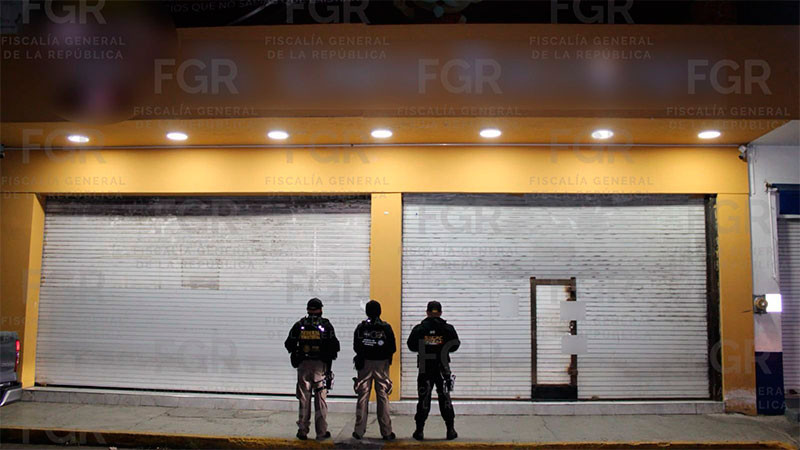 FGR ejecuta cateos y asegura mercancía con posible uso indebido de marcas registradas en Morelia  