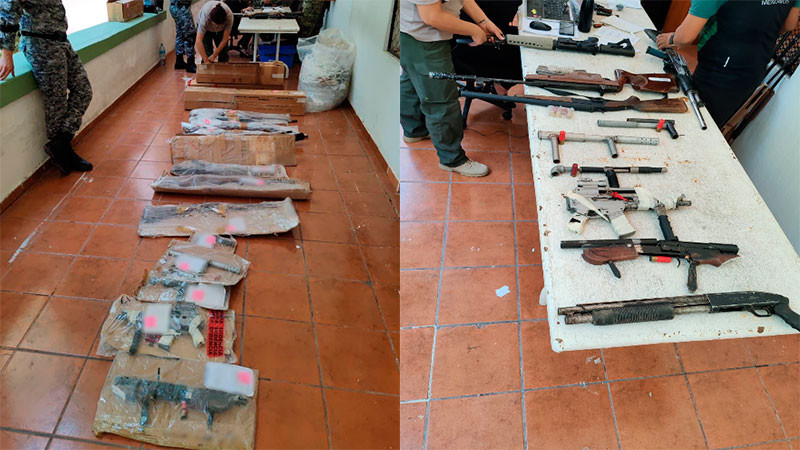 Fiscalía de Guanajuato retira de circulación más de 300 armas y las entrega al Ejército para su destrucción o aprovechamiento legal 