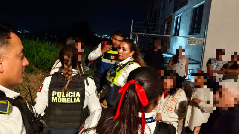 Localiza la Policía Morelia, sana y salva a mujer reportada como desparecida 