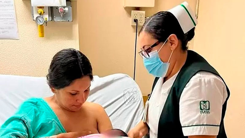 Prioriza y promueve IMSS Michoacán lactancia materna 