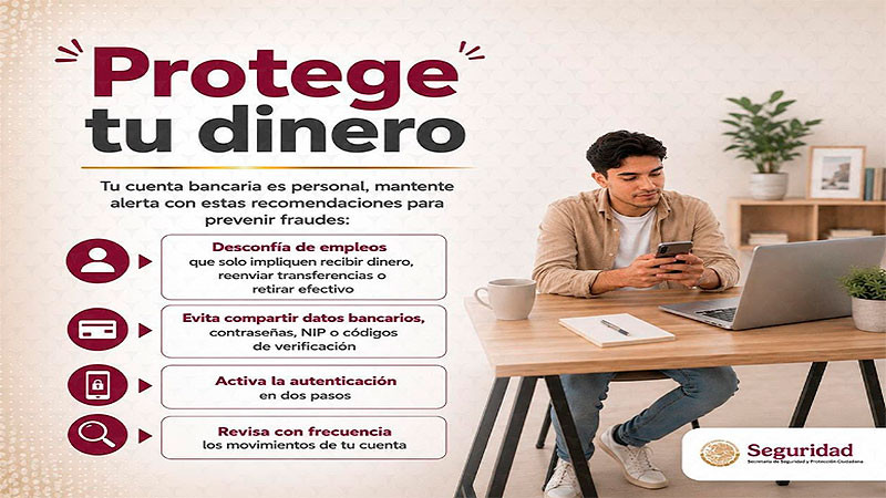SSPC alerta sobre riesgos de prestar cuentas bancarias; podrían usarse para operaciones ilícitas 
