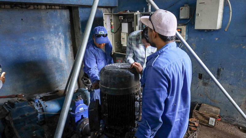 Adolfo Torres anuncia la recuperación del rebombeo Guillermo Prieto y la normalización del servicio 