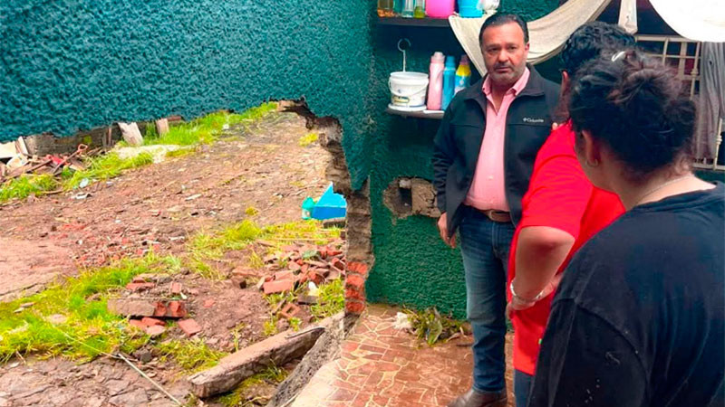 Lluvia y granizada dejan daños en viviendas, vehículos e infraestructura en Pátzcuaro, Michoacán  