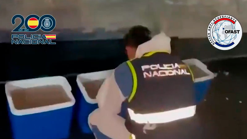 España da golpe a grupo criminal de Jalisco, decomisan 2.5 toneladas de estupefacientes y detienen a mexicanos   