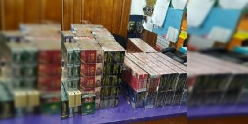Aseguran casi 9 mil cigarrillos apócrifos en Senguio, Michoacán - Foto 0 