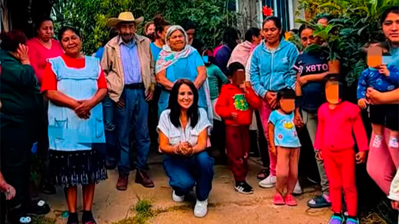 Escuchar a la gente y atender las causas fortalece el tejido social de Morelia: Lucila Martínez 
