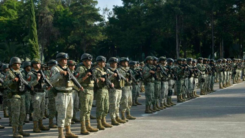 Despliegan más de mil 500 elementos de seguridad federal en zonas aguacateras de Michoacán 