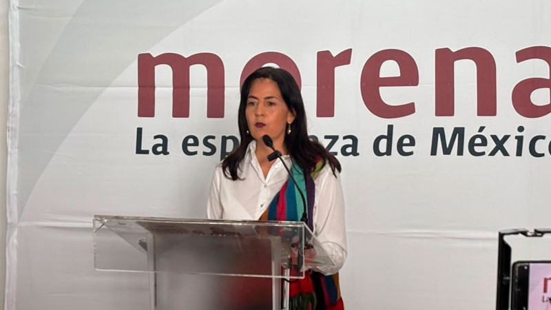 A mantener la unidad en los hechos, llamado de Morena a aspirantes michoacanos, reconoce Gaby Molina 