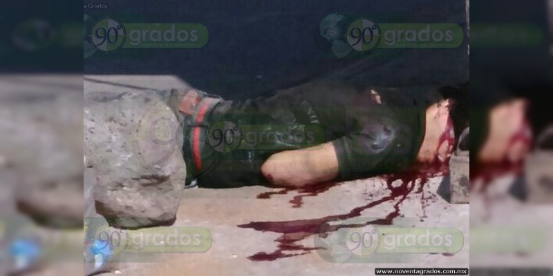 Sujetos armados ejecutan a sujeto en Sahuayo 