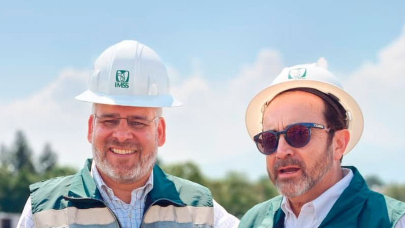 Supervisan autoridades del IMSS Michoacán y gobierno estatal construcción de HGR en Morelia 