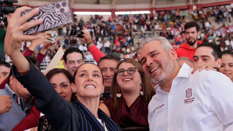 Agradece Bedolla apoyo de la presidenta Sheinbaum para reforzar seguridad en zona aguacatera 