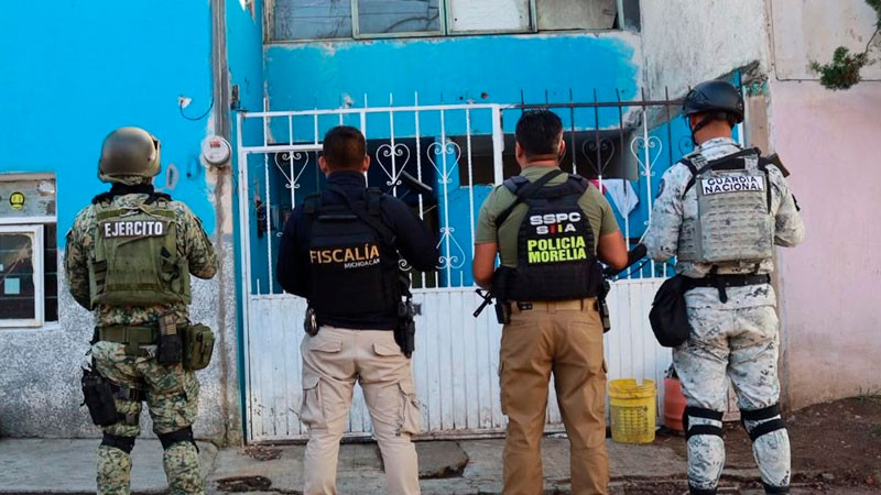 Tras cateos en Morelia y Pátzcuaro, aseguran más de 500 dosis de estupefacientes y máquinas tragamonedas vinculadas a actividades ilícitas 