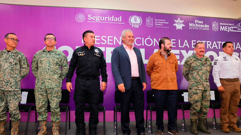 Combate a la extorsión se intensifica en zona aguacatera, Apatzingán y Tierra Caliente: Bedolla 