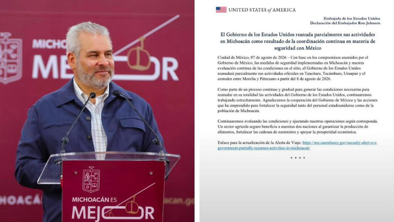 EE. UU. reanudará exportación de aguacate a partir de mañana 8 de agosto: Bedolla 