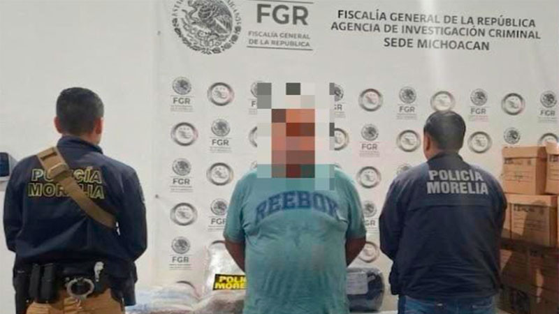 Policía Morelia asegura casi 10 kilogramos de sustancia ilícita en la Terminal de Autobuses 