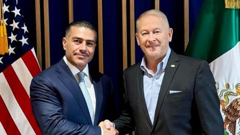 Embajador de EU reconoce acuerdos para reforzar seguridad en la industria del aguacate en Michoacán 