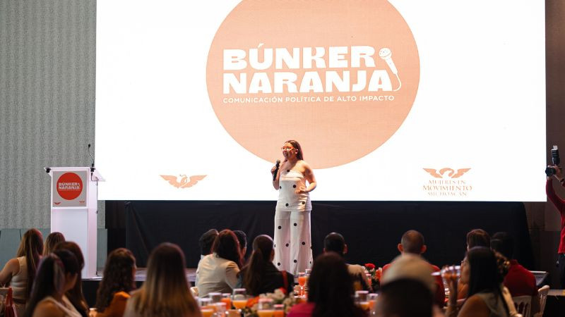 Movimiento Ciudadano fortalece liderazgo de mujeres con Búnker Naranja 