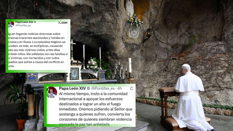 Papa León XIV pide frenar los ataques contra civiles y abrir paso a la paz entre Rusia y Ucrania 