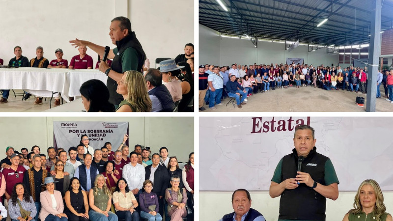 Con Raúl Morón Morena avanza unido y fuerte en Michoacán: JC Barragán 