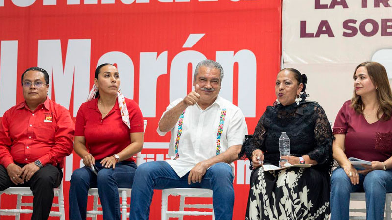 Morón incrementa respaldo popular a la Cuarta Transformación en Michoacán 