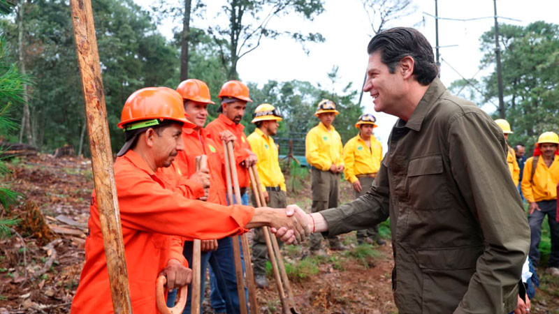 Encabeza Alfonso Martínez jornada de reforestación en Morelia 
