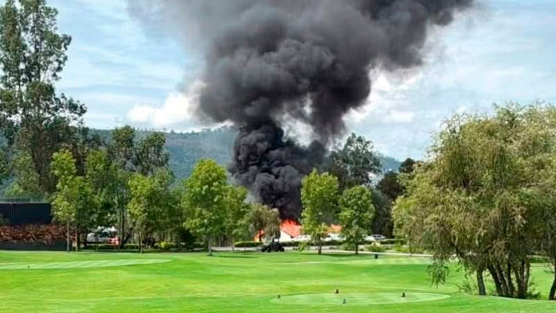 Se registra explosión, por acumulación de gas LP, en el campo de golf de Tres Marías; solo hubo daños materiales  
