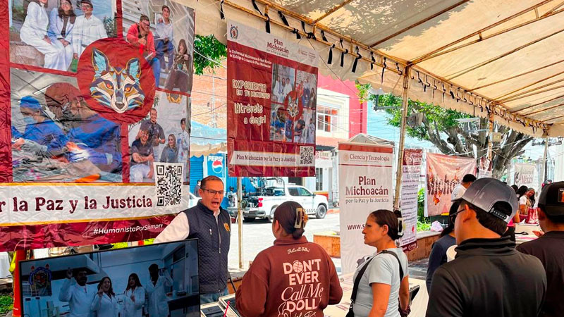 UMSNH extiende la divulgación de la ciencia por Michoacán; más de 40 municipios visitados  