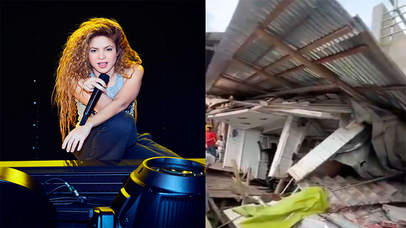 Shakira envía mensaje de apoyo a Colombia tras devastador terremoto de 7.4 