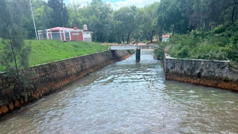Conagua Michoacán realiza desfogue controlado de la presa de Cointzio; sin riesgo para la población 