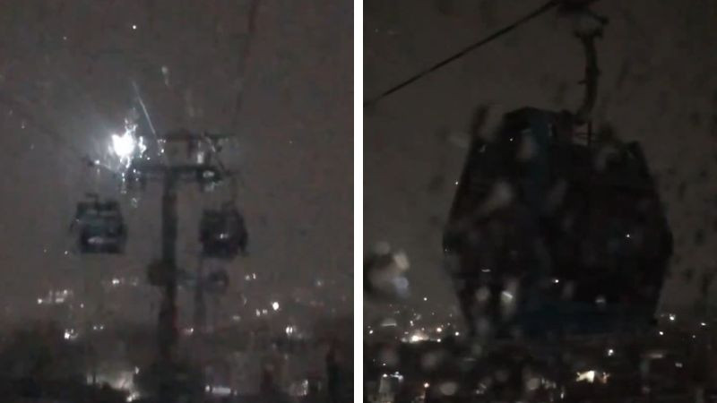 Suspenden el servicio del Cablebús por tormenta eléctrica en CDMX 