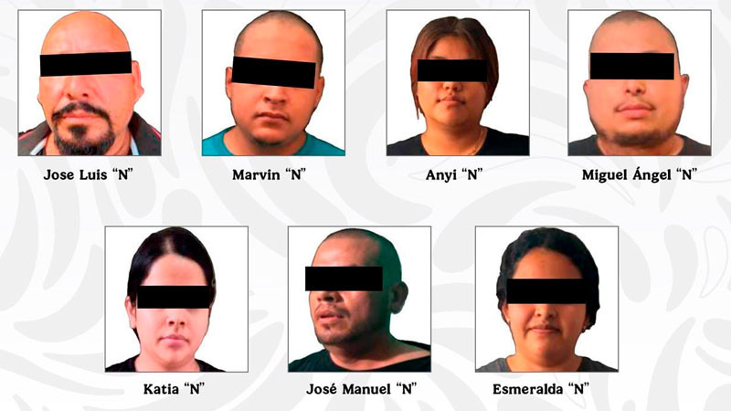 Tras cateos en Uruapan y Ziracuaretiro, Michoacán, detienen a 12 presuntos extorsionadores; hay un presunto líder regional entre ellos 