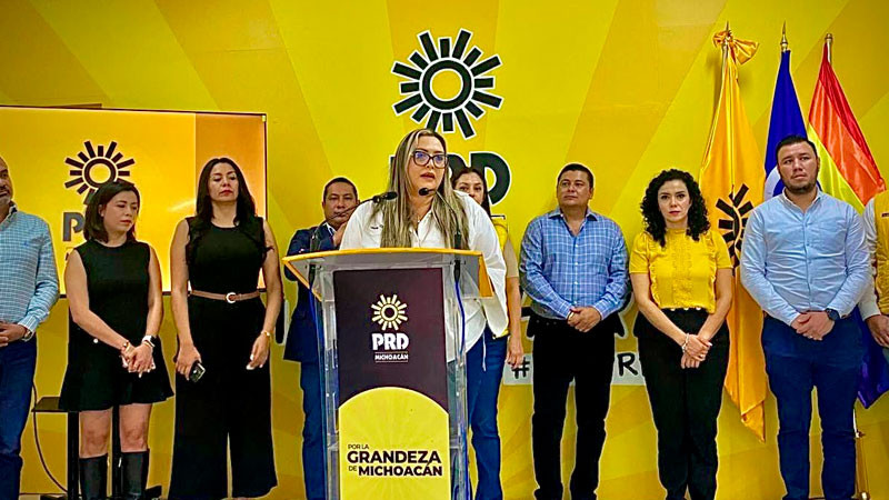 PRD Michoacán pone a la ciudadanía al centro de cualquier acuerdo rumbo a 2027: Verónica García Reyes  