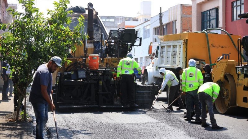 Gobierno de Morelia lleva a cabo programa de reencarpetamiento en distintos puntos de la ciudad 