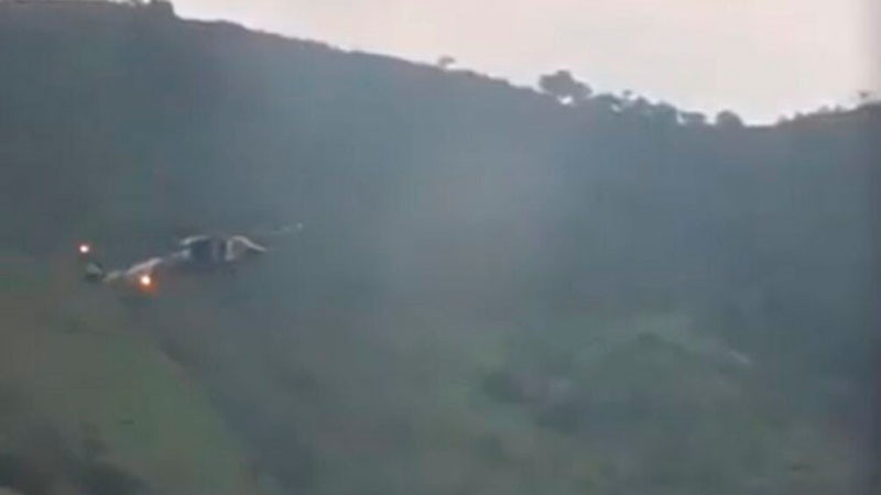 Helicóptero de la Marina realiza aterrizaje de emergencia en Jalisco; reportan 3 heridos 