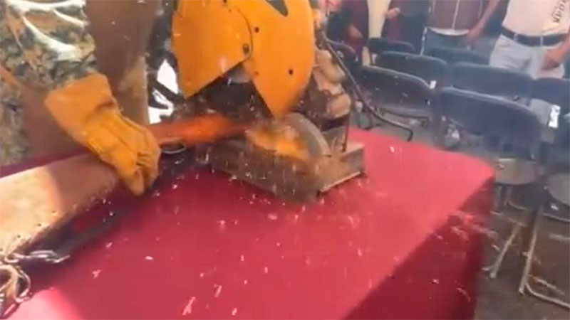 En Tzintzuntzan, Michoacán: Se dispara accidentalmente una pieza de fabricación casera en evento de destrucción de armas 