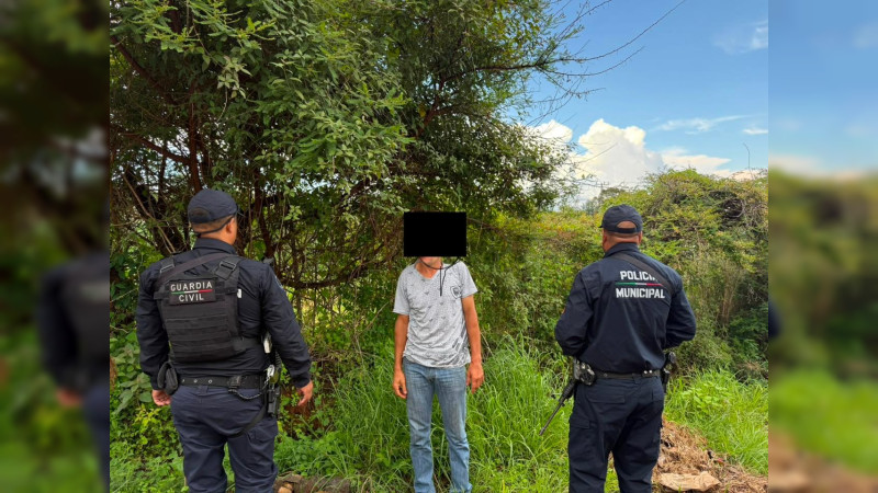Rescatan agentes de la Guardia Civil en Madero, Michoacán, a hombre reportado como desaparecido; habría sido víctima de secuestro virtual 