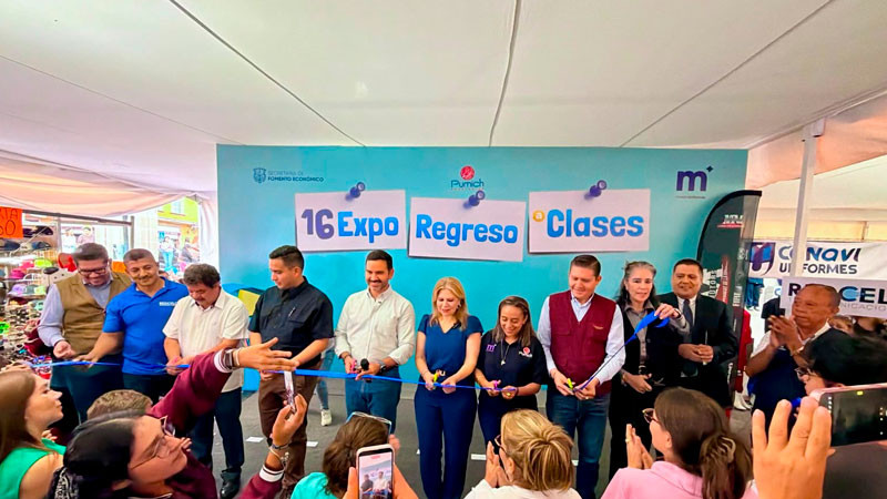 Gobierno de Morelia inaugura la 16.ª Expo Regreso a Clases 