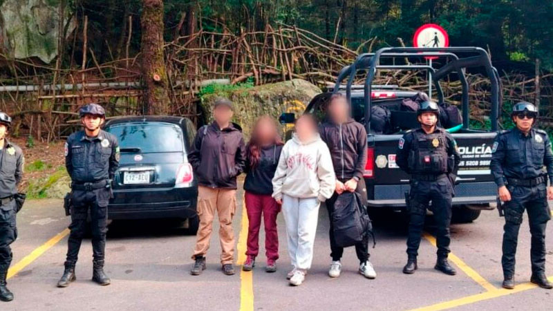 Rescatan a 4 estudiantes extraviados en Parque Los Dinamos de CDMX 